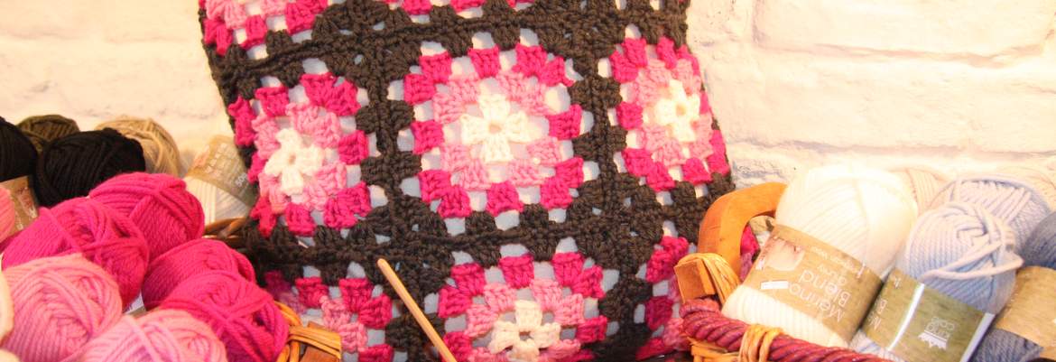 Granny Square cushion Granny Square Cushion